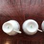 5 stamped china tea cups floral pattern and gold  guided cup Image 5