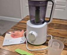 Philips Avent 2-in-1 Steamer and Blender - Steam and Blend Baby Food (Model SCF870)