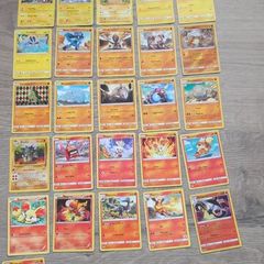 26x Pokemon Cards Bundle - Fire, Pikachu & Fighting Type