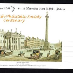 2001 Ireland Stampa Members Souvenir Irish Philatelic Society Centenary card Overprinted for Stampa Mint Never Hinged.