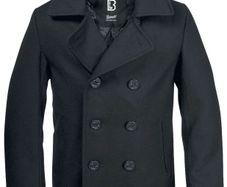 "Pea Coat" Uniform Jacket black by Brandit
