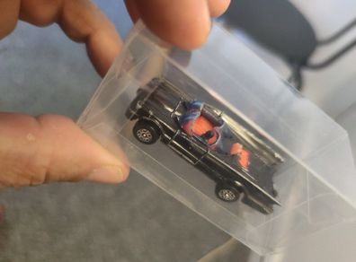 1976 Corgi Juniors Batmobile W/ Batman 1:64 Scale Toy DC Comics Vintage Car
