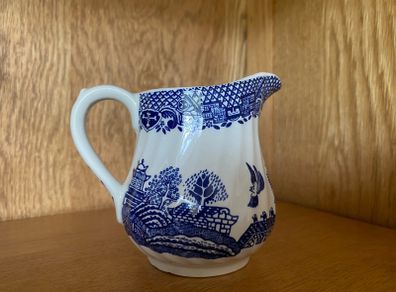 Barratt's of Staffordshire milk jug willow pattern