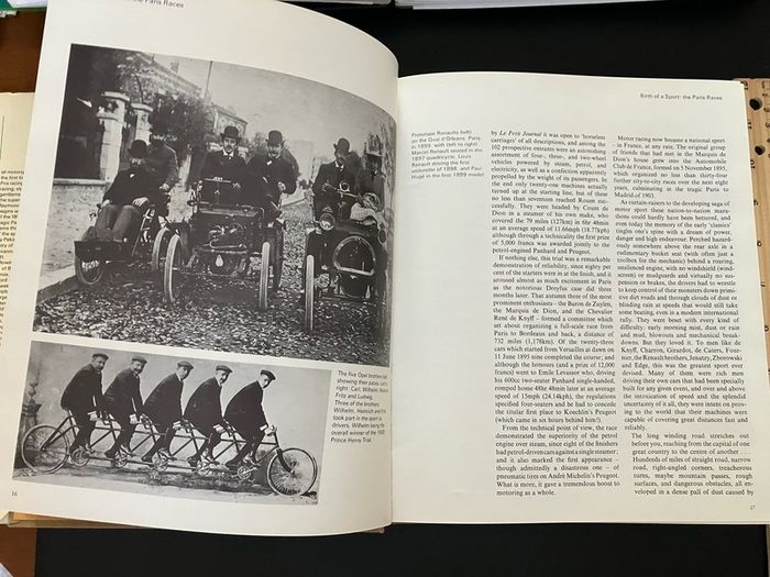 Motor Sports. Hardback, 240 pages. 1975. Rare