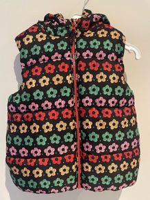 Girls Puffer Hooded Gilet