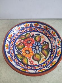 Lovely Hand Made And Painted Small Bowl Made In Portugla.