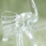 Vintage Hand Blown Crystal Elephant Figurine: Animal Art Glass Image 4