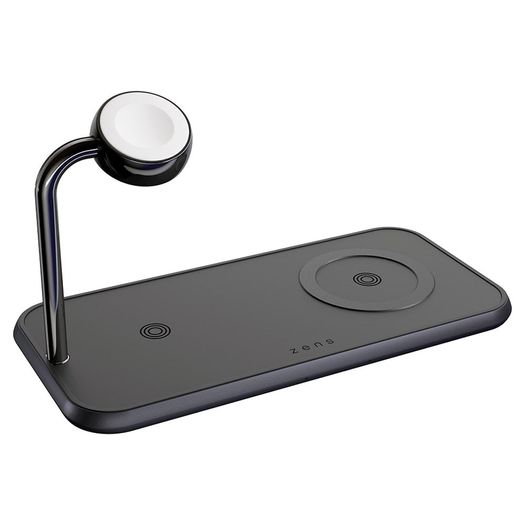 Zens Dual and Watch Aluminium Magnetic Wireless Charger