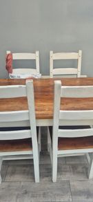 Solid wood table and 4 chairs