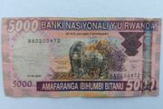 Rwandan Banknote