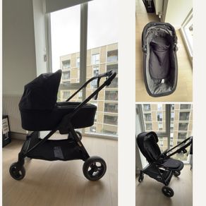 Mamas & Papas Flip XT3 3-in-1 Travel System + Cybex Aton B2 i-Size Car Seat & ISOFIX Base
