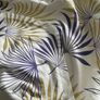 Oversized Patterned Hoodie Top L/ XL - Statement Gold & Purple Print - Womedo'r Image 3
