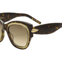 POMELLATO Dark Tortoise Tan Sunglasses