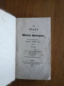 The Plays of William Shakespeare Volume XII (1809) rare