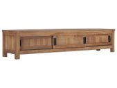 TV Cabinet 150x30x30 cm Solid Teak Wood