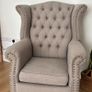 Chesterfield Wingback Armchair Image 3