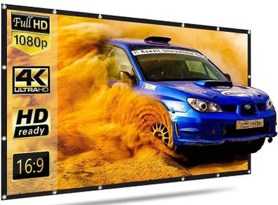 120 inch Projector Screen 16:9 HD with mounting kit