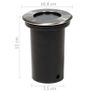 Outdoor Ground Lights 12 pcs Round Image 8