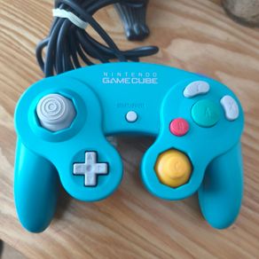 Official Emerald Blue Nintendo GameCube Controller Game Cube.