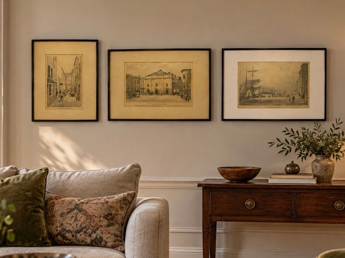 Set of 3 Vintage Old Belfast Prints - Pottinger's Entry, High Street, Old Theatre