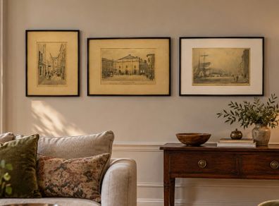 Set of 3 Vintage Old Belfast Prints - Pottinger's Entry, High Street, Old Theatre