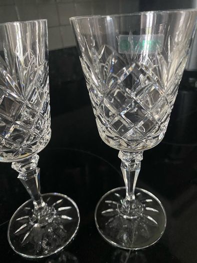 Vintage Galway Crystal Wine Glass Set