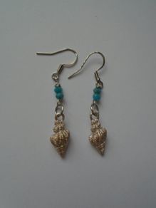 Handmade earrings Seashell earrings, Jewellery, Drop earrings