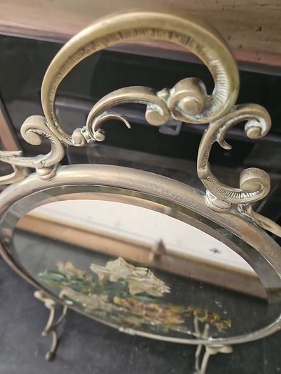 Antique fire screen
