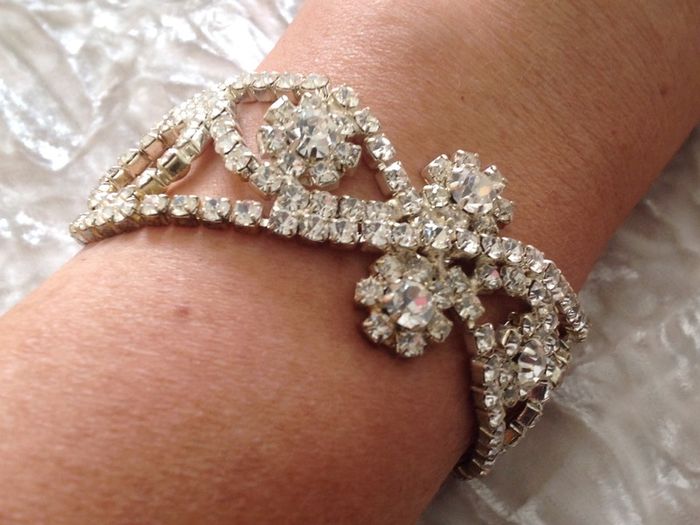 Stunning Vintage Diamonte Bracelet