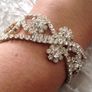 Stunning Vintage Diamonte Bracelet Image 2
