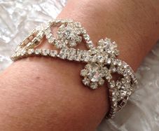 Stunning Vintage Diamonte Bracelet