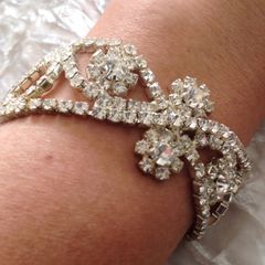 Stunning Vintage Diamonte Bracelet