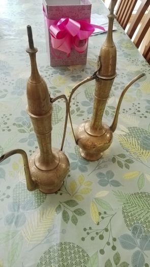Brass decanters