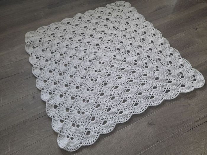 Handmade christening blankets