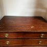 Edwardian 6 drawer mahogany chest with graduated drawers Image 2