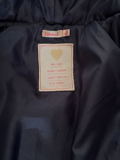 Girls navy Billieblush Jacket age 12 worn once like new!