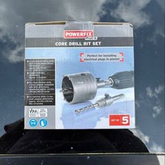 Core drill bit set