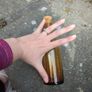 Coloured glass bottles Image 3