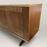 Mid-Century Modern Danish Stained Oak Architectural Sideboard Attributed to Skovby Image 8