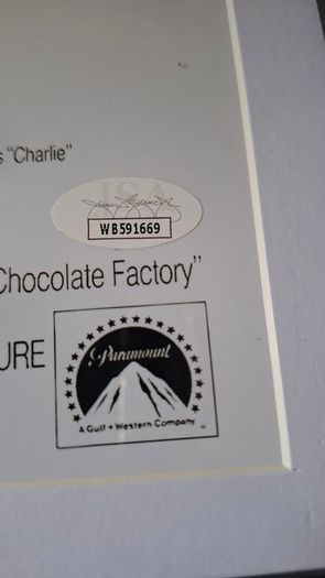 Autograph Charlie and The Chocolate Factory