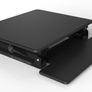 Black Standing Desk Converter Image 4