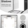 Light Box Photography 40cm / 16" x 16'', Portable Photo Booth Box with Adjustable 160 LED Lights & 8 Photo Backdrops for Product Photography (FREE POSTAGE) Image 3