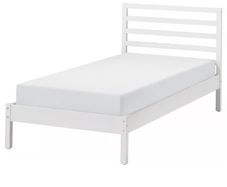 ikea single bed white