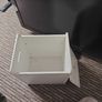 Wooden Storage Box Toy Box with Lid White Image 2