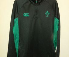 ireland rugby halfzip