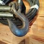 Range rover steel tow line hook and mounting plate Image 3