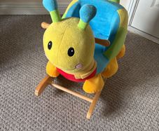 Wooden baby rocking animal caterpillar