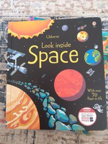 Usborne Look Inside Space Lift the flap book