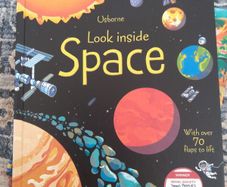 Usborne Look Inside Space Lift the flap book