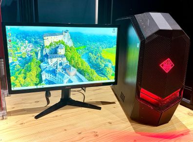 HP Desktop PC & ACER Monitor | Intel i5 7400 Nvidia GTX1060 32GB DDR4